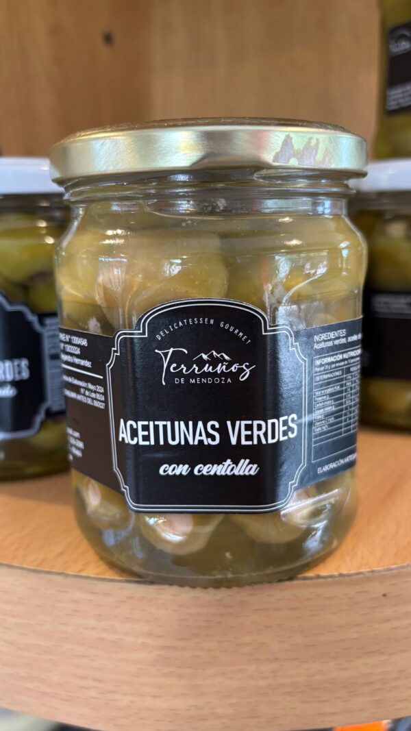 TERRUÑOS - ACEITUNAS VERDES CON CENTOLLA